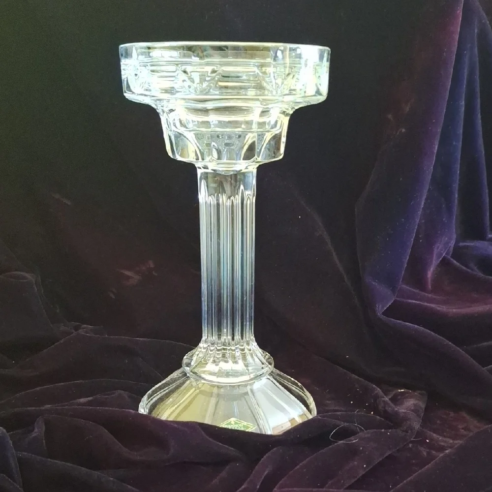 Elegant Crystal Candle Holder